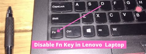 how to disable function key in lenovo